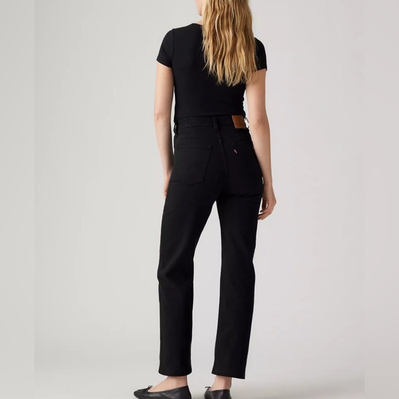 Levi's women’s Ribcage Black Ankle Jeans Timeless Style, size 32 - Picture 4 of 8